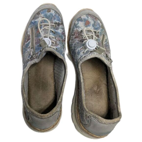 RIEKER Women N42V1 NIKITA Slip-on Fashion Sneaker Grey Women Size EU 38 US 7 - Picture 9 of 15